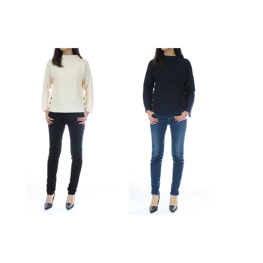 Allumer アリュメール ボトルネック ニット プルオーバー 長袖 レディース amr8148102 Allumer アリュメール ボトルネック ニット プルオーバー 長袖