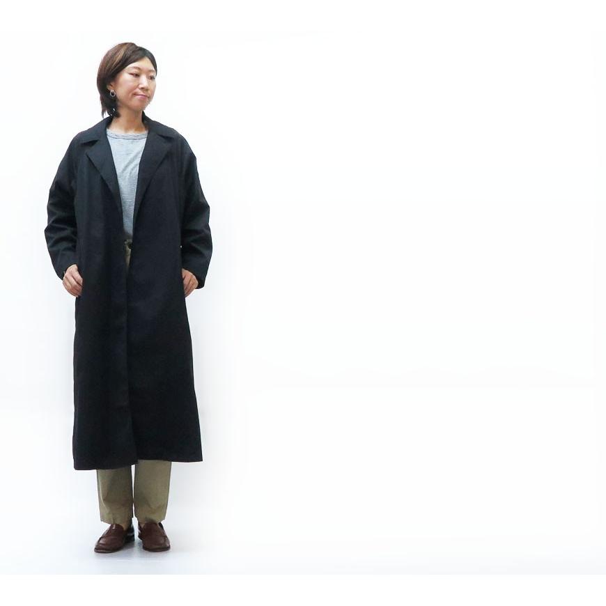 Allumer アリュメール ボタンレス リバーシブル コート レディース 