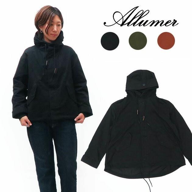 Allumer アリュメール 長袖 ショート モッズ コート ジャケット 