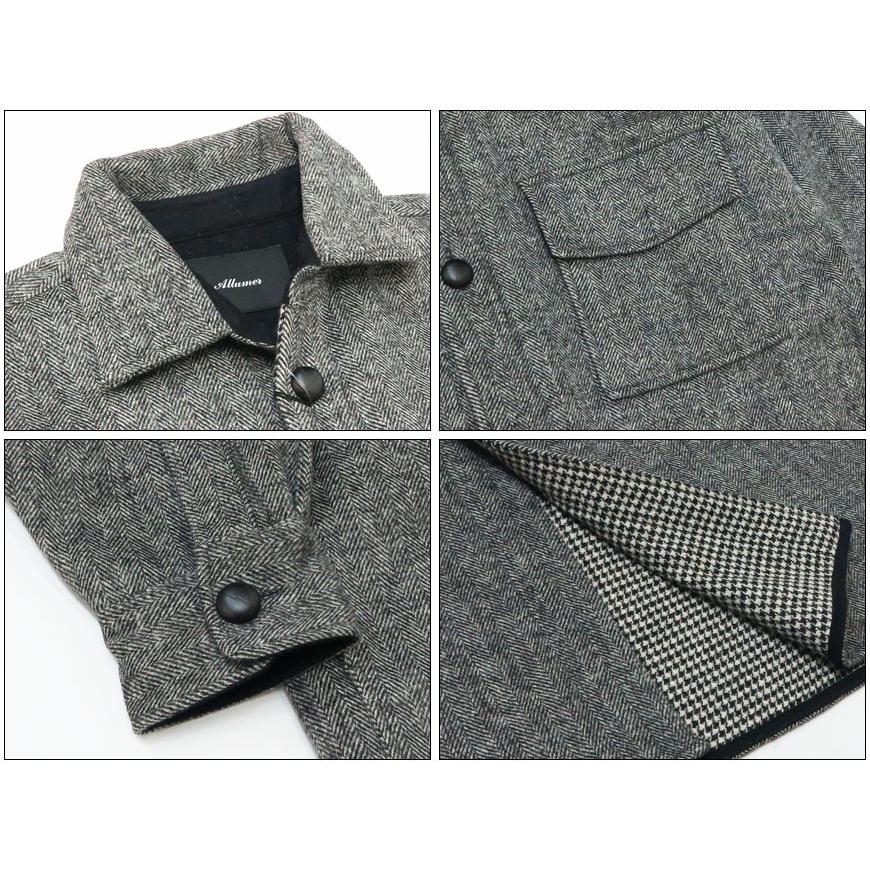 Allumer アリュメール 長袖 ビッグシャツ コート ジャケット レディース 8179253