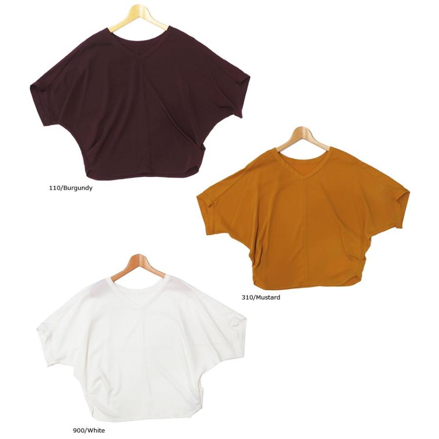 Allumer アリュメール レディース 2WAY ドルマンスリーブ ブラウス