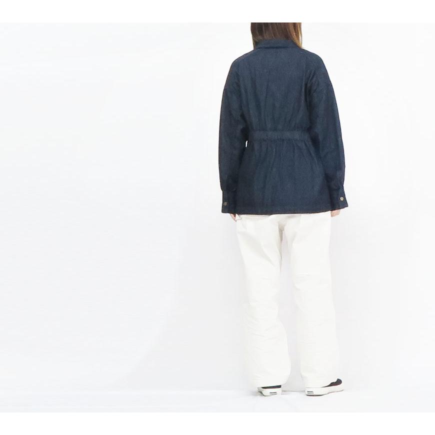 Johnbull（ジョンブル） レディース 8オンス デニム シャーリング 