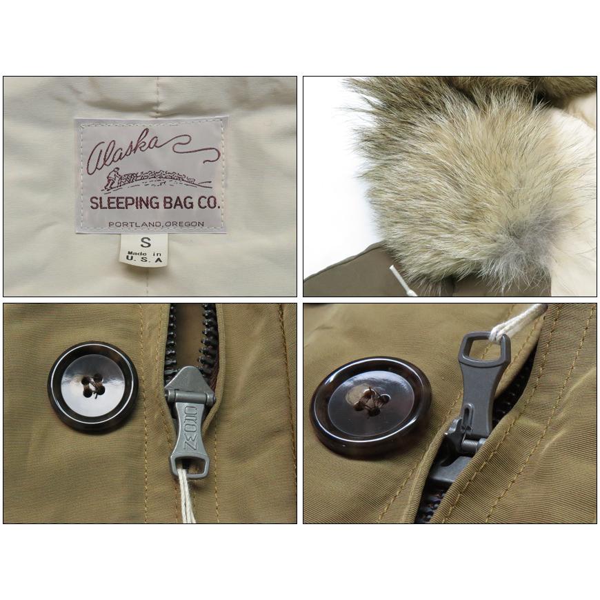 ALASKA SLEEPING BAG アラスカスリーピングバッグ グースダウン ジャケット シュガーケーン ARCTIC SUGAR CANE AS15004の画像