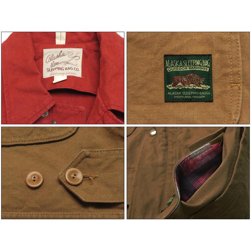 ALASKA SLEEPING BAG アラスカスリーピングバッグ コットンキャンバス ジャケット シュガーケーン VIKING SUGAR CANE AS15006の画像
