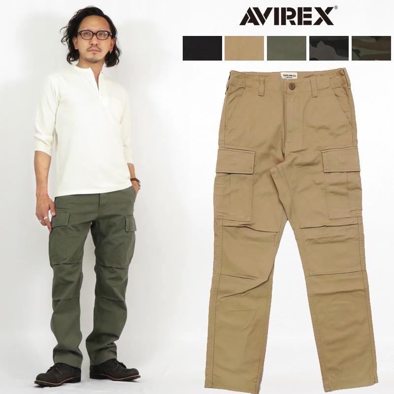 大感謝セール】 アビレックス AVIREX アヴィレックス ベーシック ミリタリー ファティーグ カーゴパンツ 6126129 【2022年