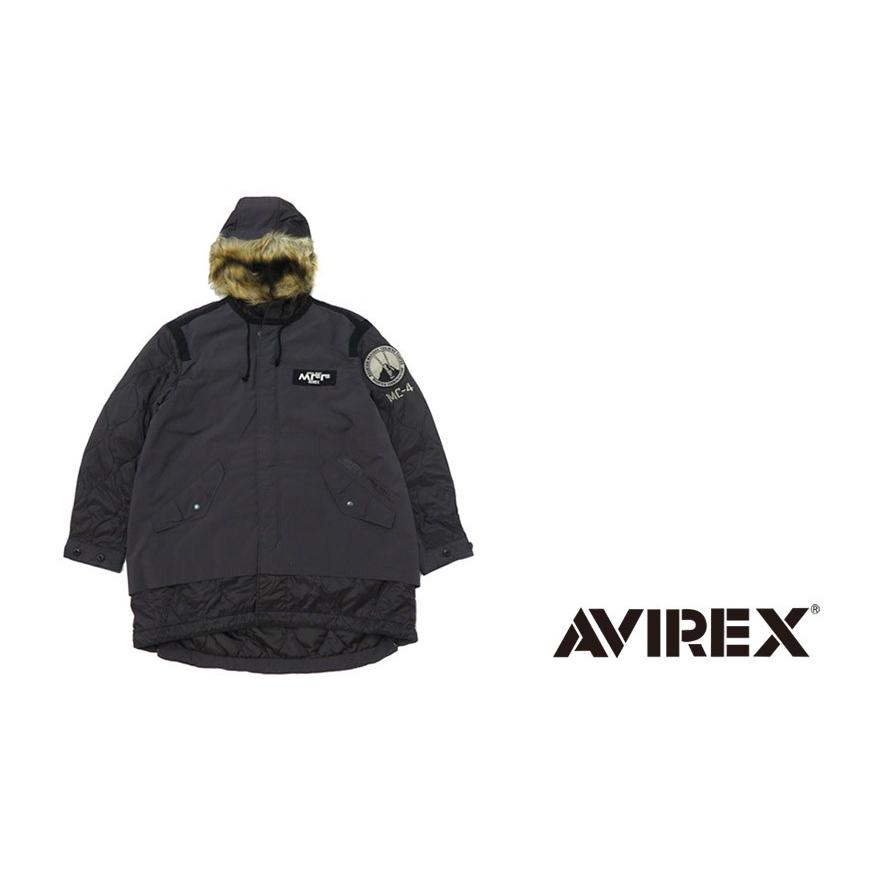 AVIREX（アヴィレックス） アビレックス 長袖 キルト アーミー コート