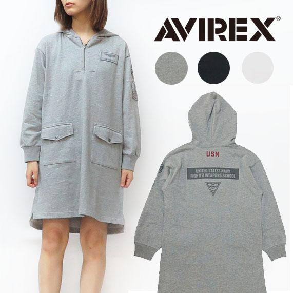 AVIREX（アヴィレックス） AVIREX HANGAR アビレックス 長袖 ジップ 