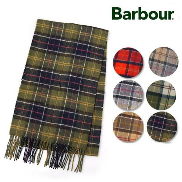 バブアー バーブァー バブワー Barbour ウール マフラー ラージ タータンチェック wool Muffler bbr39922｜earthmarket1