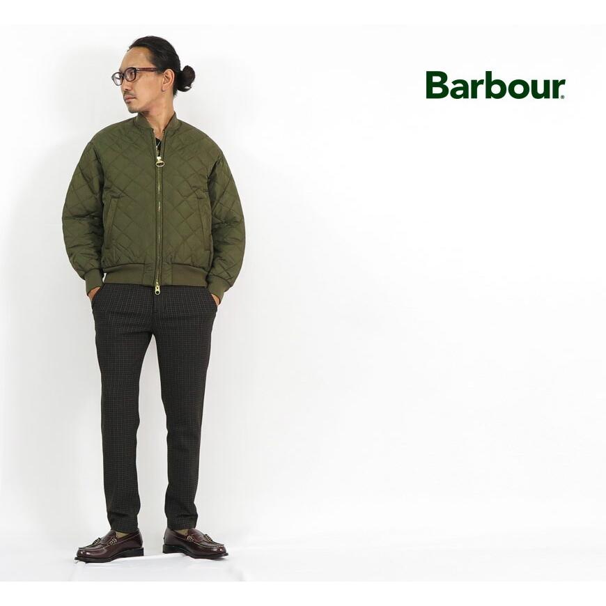 Barbour バブアー QUILTED BOMBER JACKET OS NYLON キルト ボンバー