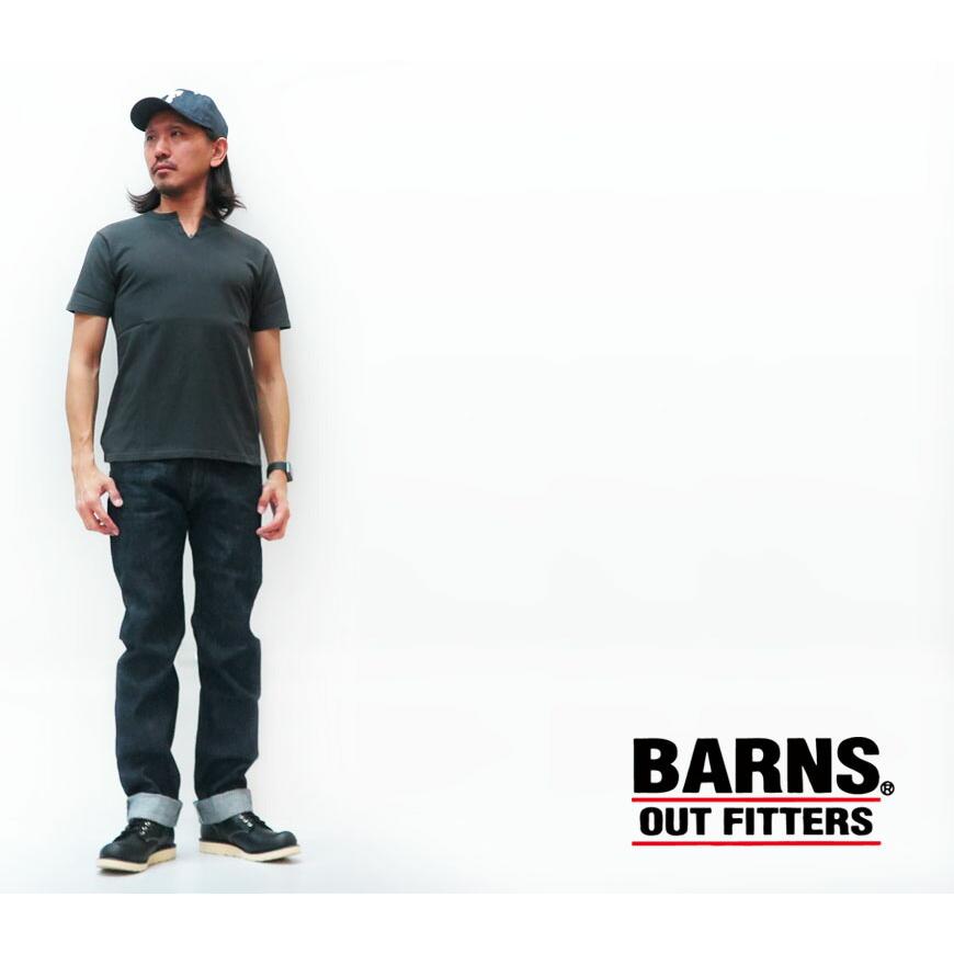 バーンズ BARNS Ｔシャツ 半袖 4本針縫い スキッパーネック ユニオンスペシャル 定番 キーネック フラットシーマー BR-8147｜earthmarket1｜16