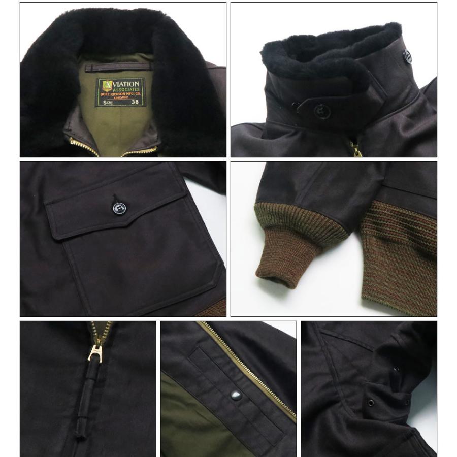 バズリクソンズ Buzz Rickson's AVIATION ASSOCIATES JUNGLE CLOTH G-1 フライト ジャケット ミリタリー BR14935｜earthmarket1｜05