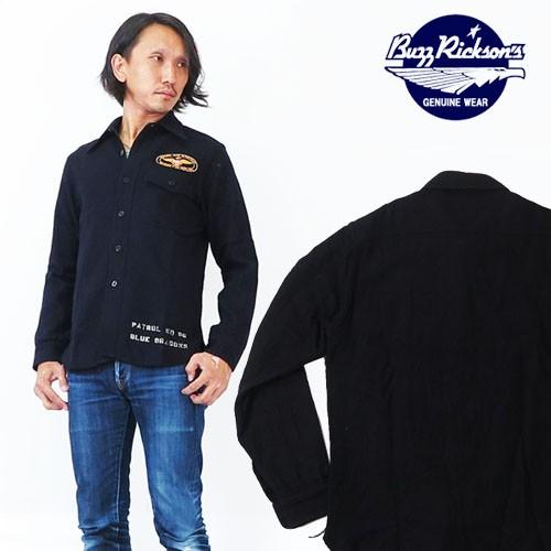 バズリクソンズ Buzz Ricksons Type C.P.O SHIRTS 長袖 シャツ ファティーグシャツ ウールメルトン ミリタリー BR24961 BUZZ RICKSON'S バズリクソンズ Buzz Ricksons Type C.P.O SHIRTS 長袖