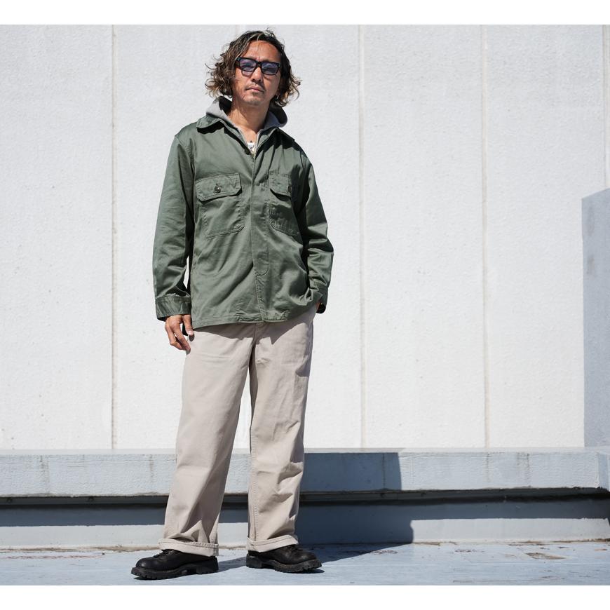 16-16 1/2 BUZZ RICKSON`S ミリタリー長袖シャツ アメカジ BUZZ RICKSON'S バズリクソンズ Buzz Rickson's コットンサテン