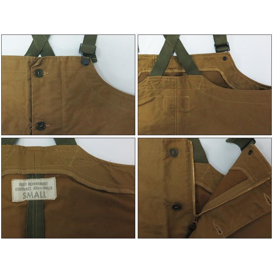 バズリクソンズ Buzz Rickson's デッキパンツ U.S.NAVY オーバーオール
