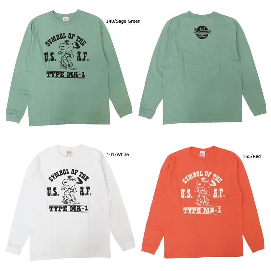 BUZZ RICKSON'S バズリクソンズ 長袖 Tシャツ ピーナッツ スヌーピー