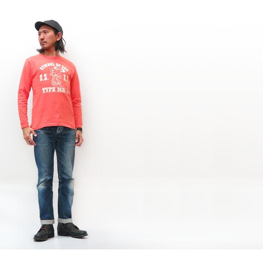 BUZZ RICKSON'S バズリクソンズ 長袖 Tシャツ ピーナッツ スヌーピー