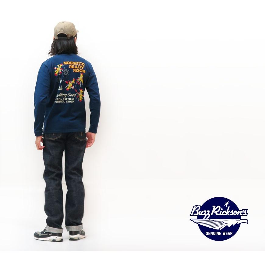 BUZZ RICKSON'S バズリクソンズ 長袖 Tシャツ プリント MOSQUITO READY