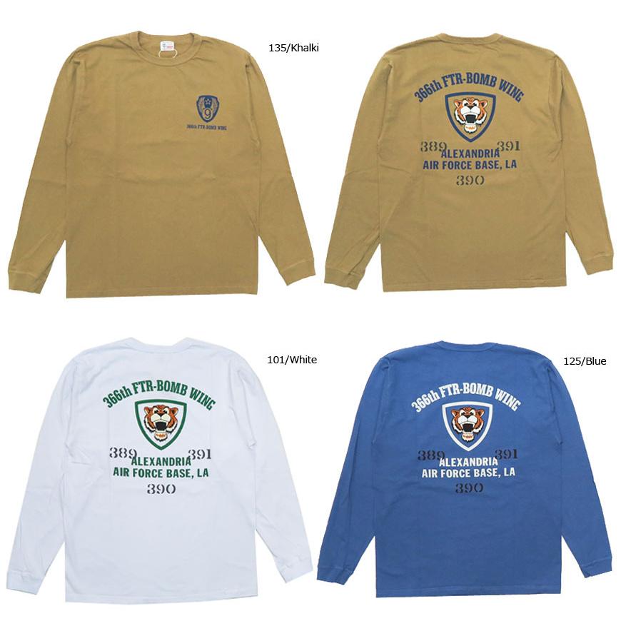 BUZZ RICKSON'S バズリクソンズ 長袖 Tシャツ プリント 366th FTR BOMB