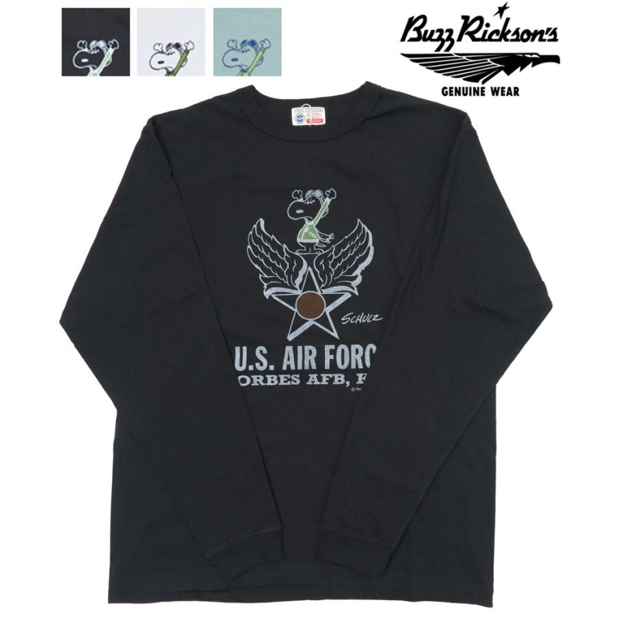 BUZZ RICKSON'S バズリクソンズ 長袖 Tシャツ ピーナッツ スヌーピー