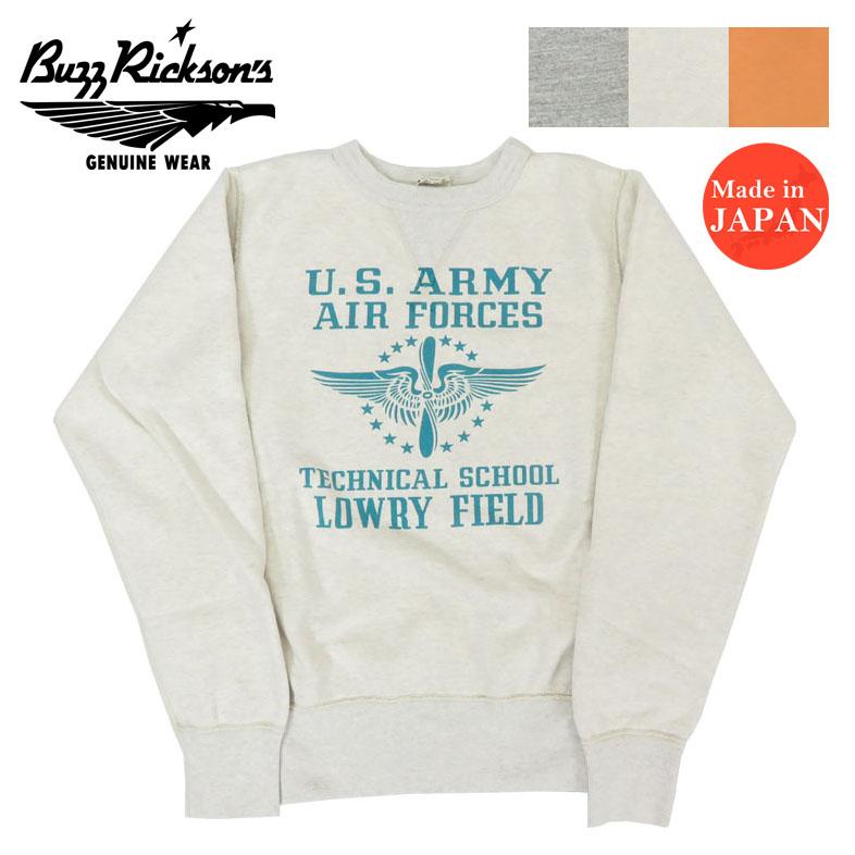 新品未使用Buzz Rickson's セットインスリーブスウェット Mサイズ BUZZ RICKSON'S バズリクソンズ 長袖 セットイン クルーネック