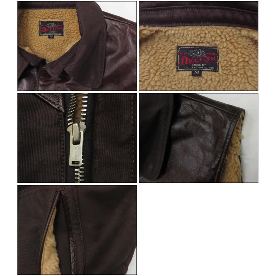 DELUXEWARE デラックスウェアD-03DUDE VEST サイズXS 楽天市場】デラックスウェア DELUXEWARE 裏ボア レザーヨーク ベスト