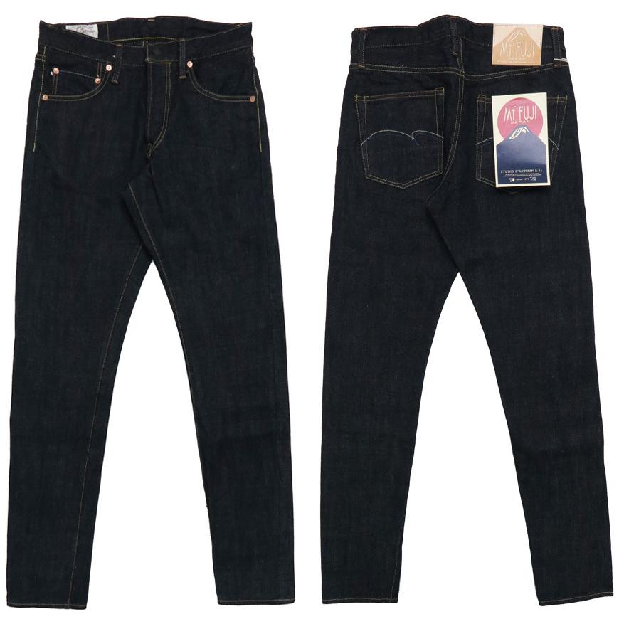 ダルチザン ステュディオ・ダ・ルチザン STUDIO DARTISAN 富士山ジーンズ 14oz リラックス テーパード D1838 14oz 富士山