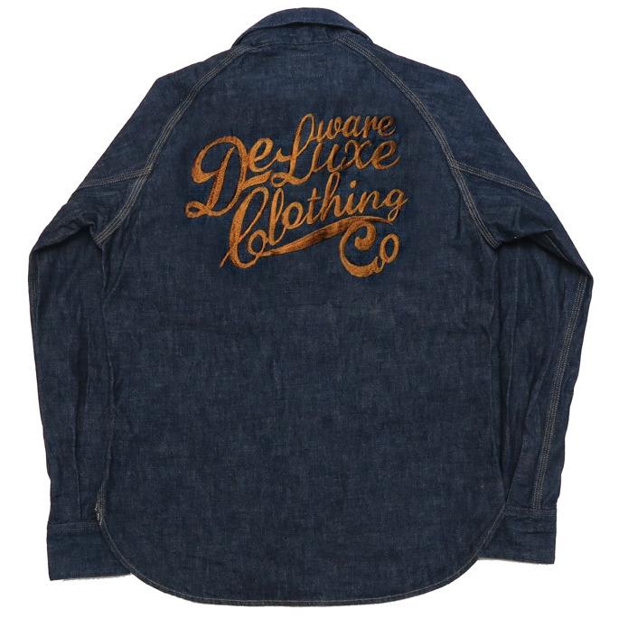 DELUXEWARE（デラックスウエア） デラックスウェア ロゴ刺繍 10.5oz