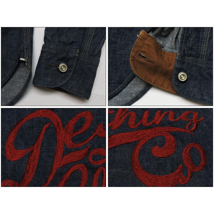 DELUXEWARE（デラックスウエア） デラックスウェア ロゴ刺繍 10.5oz