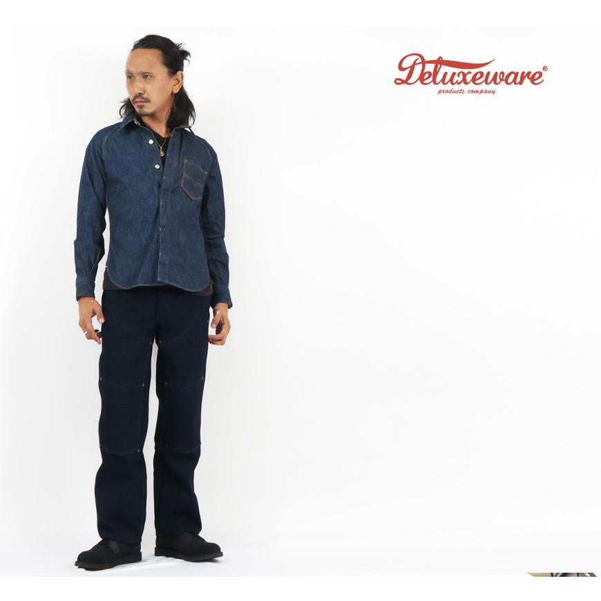 DELUXEWARE（デラックスウエア） デラックスウェア ロゴ刺繍 10.5oz