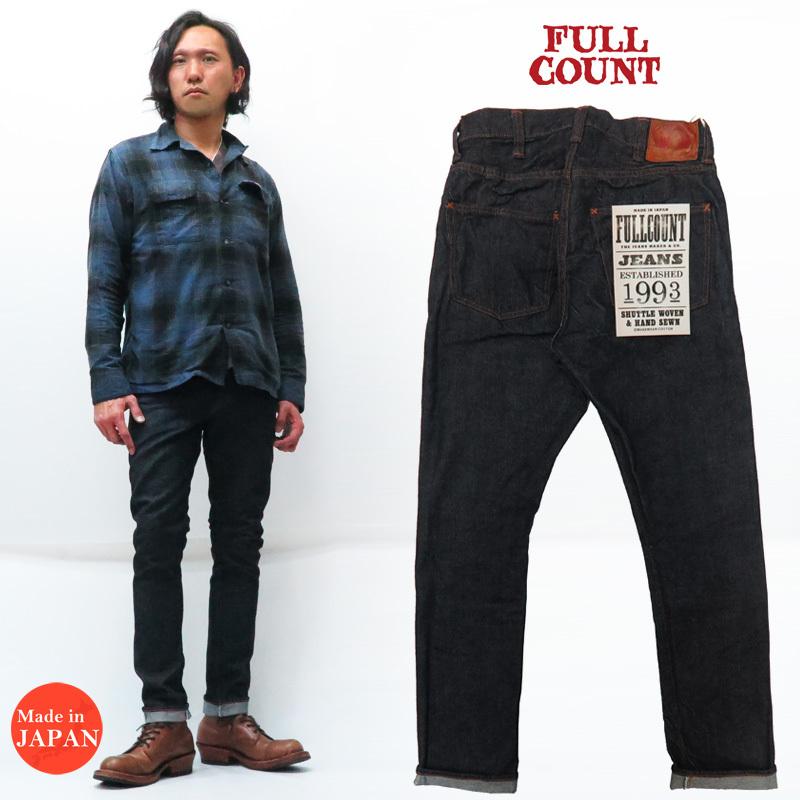 FULLCOUNT フルカウント 1001W 14.4oz 左綾デニム テーパード ジーンズ 