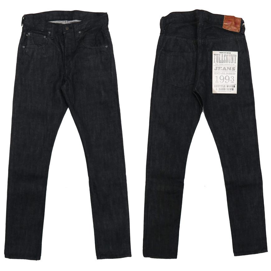 FULLCOUNT フルカウント 1109BK ブラック ジーンズ スリム 14oz