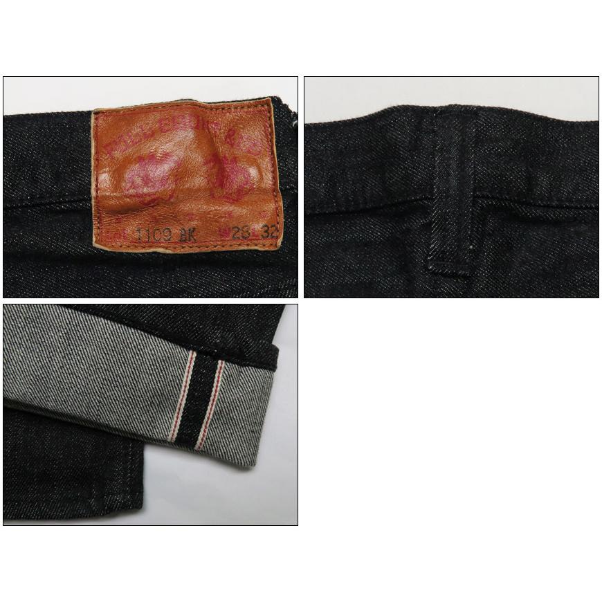 FULLCOUNT フルカウント 1109BK ブラック ジーンズ スリム 14oz