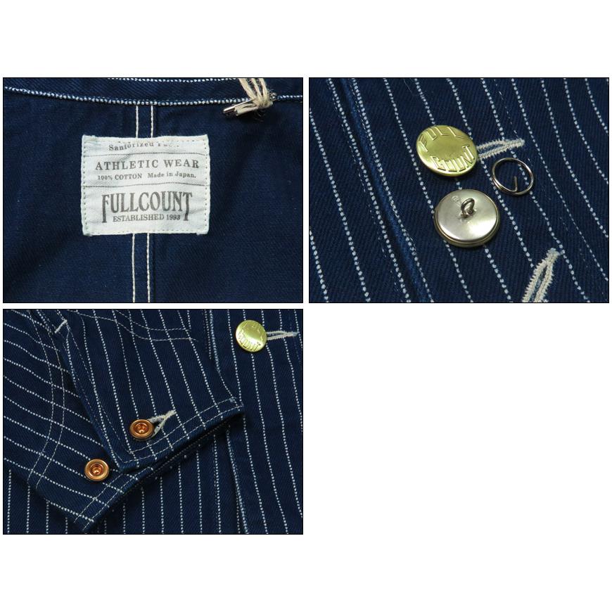 BLUE BLUE ストライプカバーオール　春用コート 楽天市場】フルカウント FULLCOUNT インディゴ ウォバッシュ
