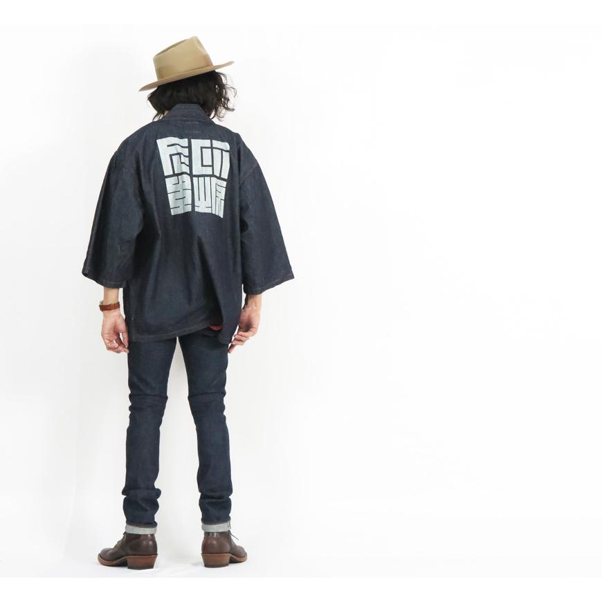 FULLCOUNT フルカウント 10oz デニム ハッピ ジャケット 法被 FULLCOUNT フルカウント 10oz デニム ハッピ ジャケット 法被