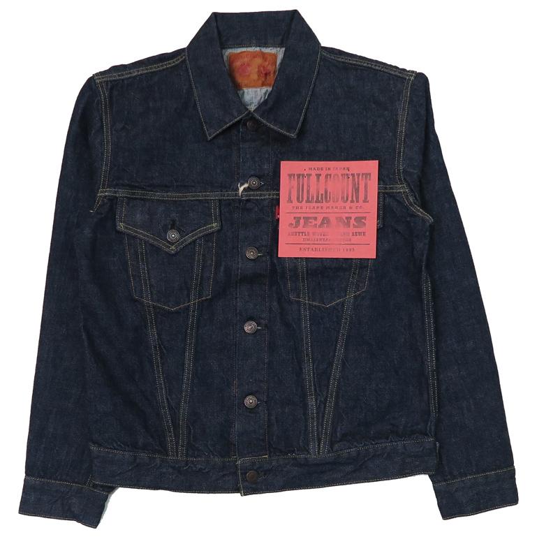 FULLCOUNT デニムジャケット 100%コットンシャンブレー生地 FULLCOUNT フルカウント FULL COUNT [2107W] 13.7oz 1stモデル