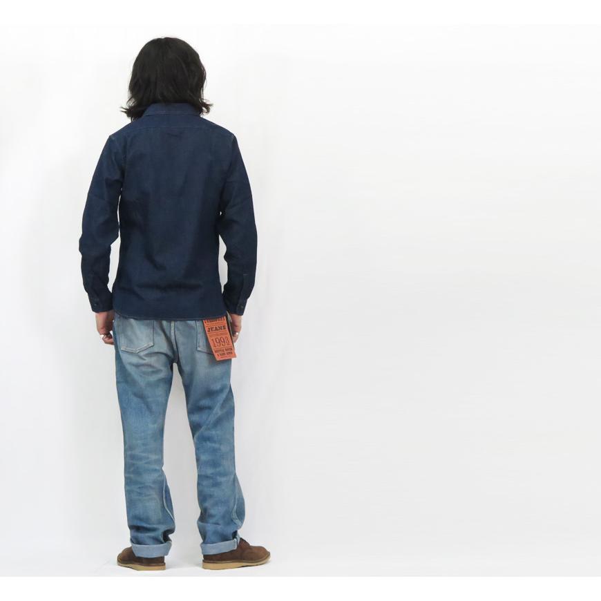 FULLCOUNT フルカウント 8oz PWデニム 長袖 ワーク シャツ ワン FULLCOUNT フルカウント 8oz PWデニム 長袖 ワーク シャツ ワン