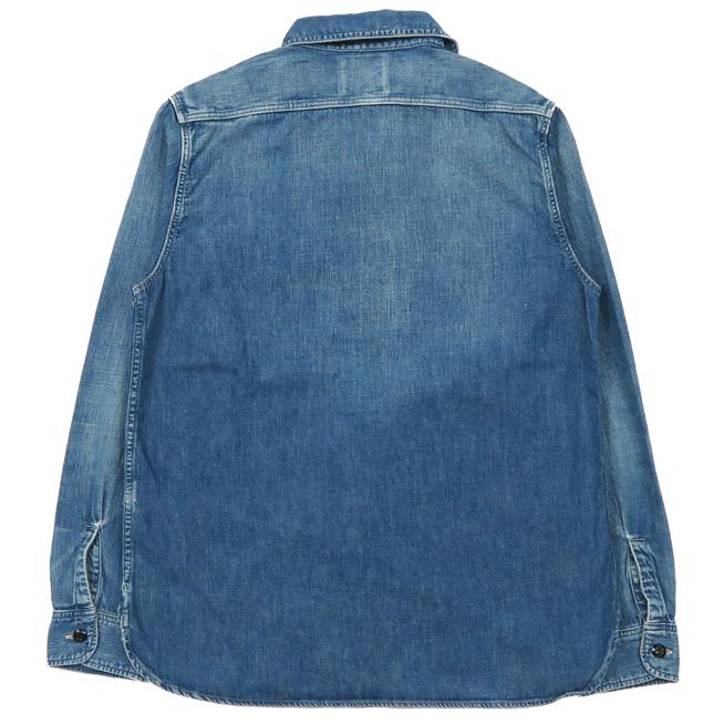 FULLCOUNT フルカウント 8oz PWデニム 長袖 ワーク シャツ FULLCOUNT フルカウント 8oz PWデニム 長袖 ワーク シャツ