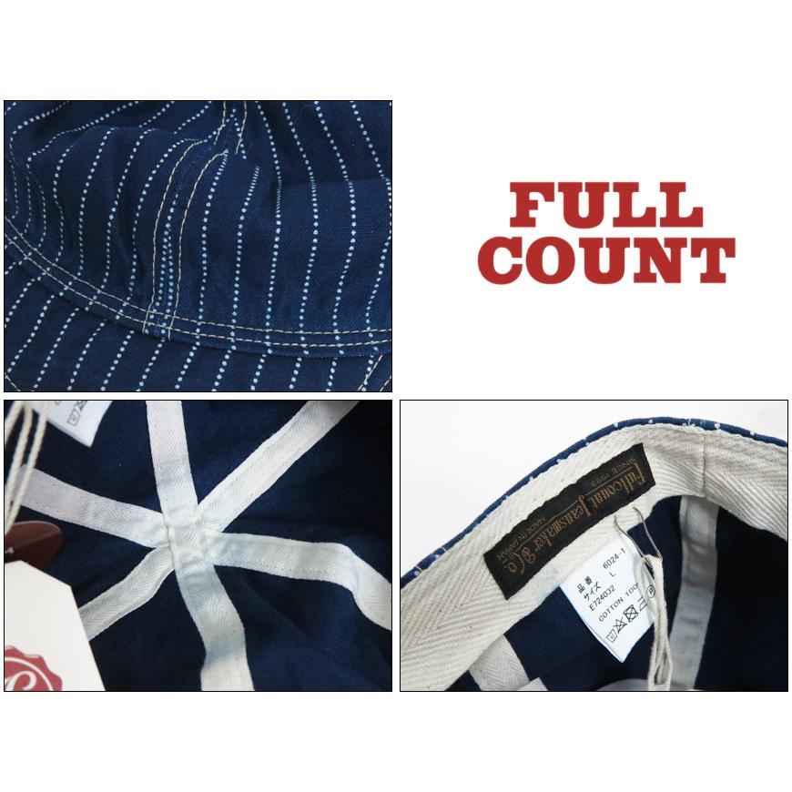 FULLCOUNT（フルカウント） インディゴ ウォバッシュストライプ