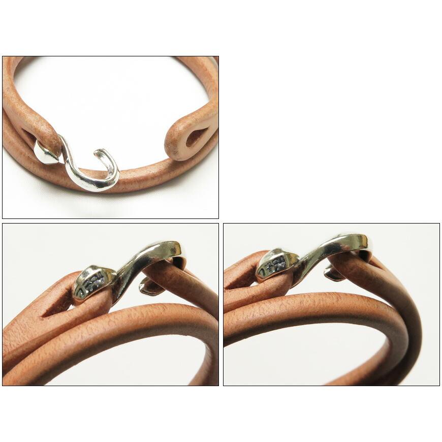 The Flat Head（フラッドヘッド） フラットヘッド レザーブレスレット