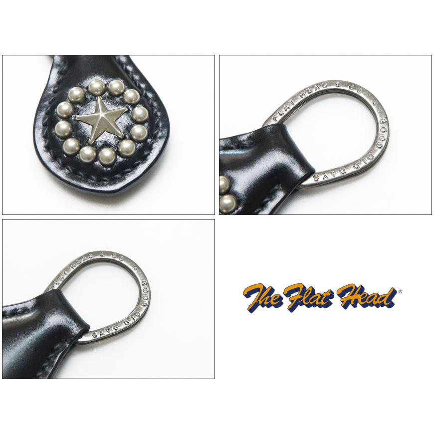 フラットヘッド キーフック キーホルダー コードバン-