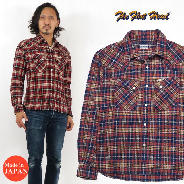 The Flat Head（フラッドヘッド） フラットヘッド 長袖 フランネル