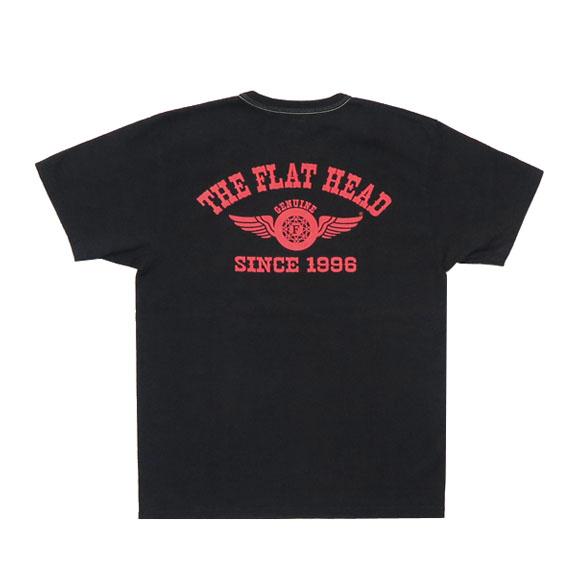 フラットヘッド THE FLAT HEAD 半袖 Ｔシャツ プリント FLYING WHEEL THCシリーズ FN-THC-202｜earthmarket1｜03