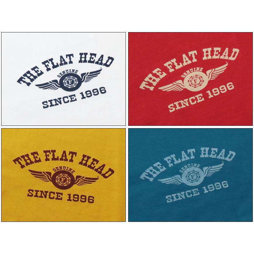 フラットヘッド THE FLAT HEAD 半袖 Ｔシャツ プリント FLYING WHEEL THCシリーズ FN-THC-202｜earthmarket1｜09