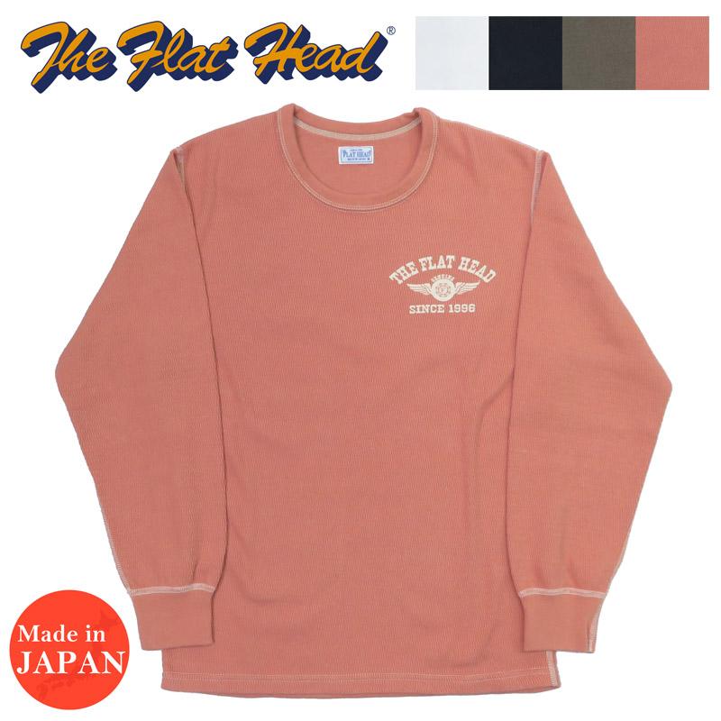 The Flat Head（フラッドヘッド） フラットヘッド 長袖 プリント T