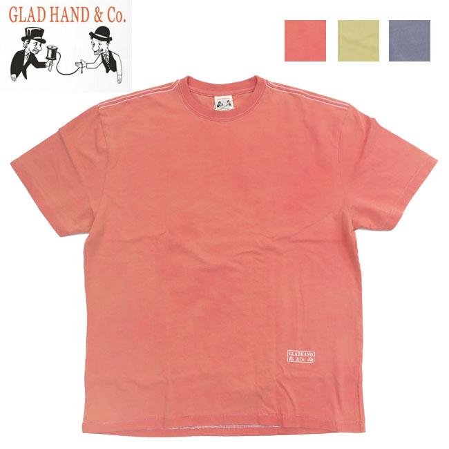 GLAD HAND グラッドハンド 半袖 Tシャツ ロゴプリント ヴィンテージ 