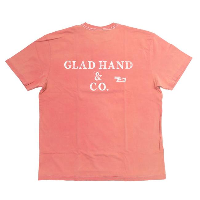GLAD HAND グラッドハンド 半袖 Tシャツ ロゴプリント ヴィンテージ フィニッシュ｜earthmarket1｜03