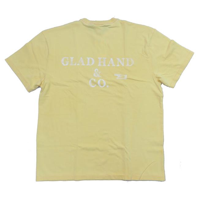 GLAD HAND グラッドハンド 半袖 Tシャツ ロゴプリント ヴィンテージ フィニッシュ｜earthmarket1｜05