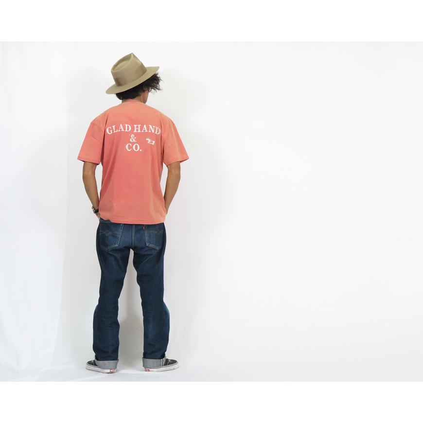 GLAD HAND グラッドハンド 半袖 Tシャツ ロゴプリント ヴィンテージ フィニッシュ｜earthmarket1｜10