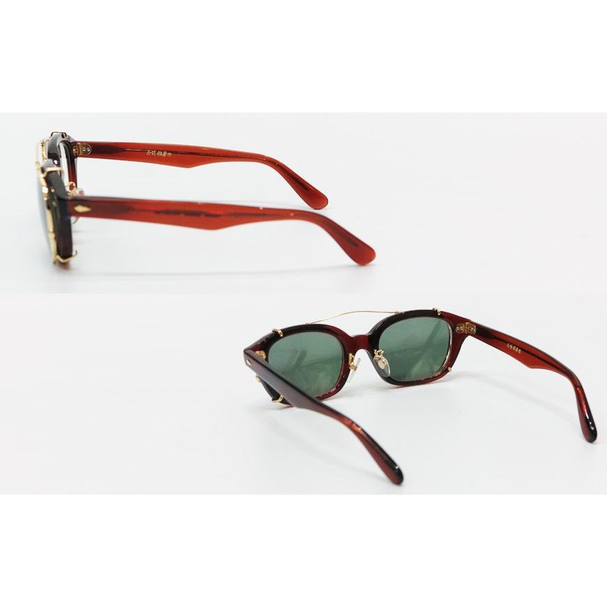 GLAD HAND CO.,LTD. 丹羽雅彦作 クリップオン付 ブラウンデミ 楽天市場】グラッドハンド x 丹羽雅彦 クリップオン サングラス