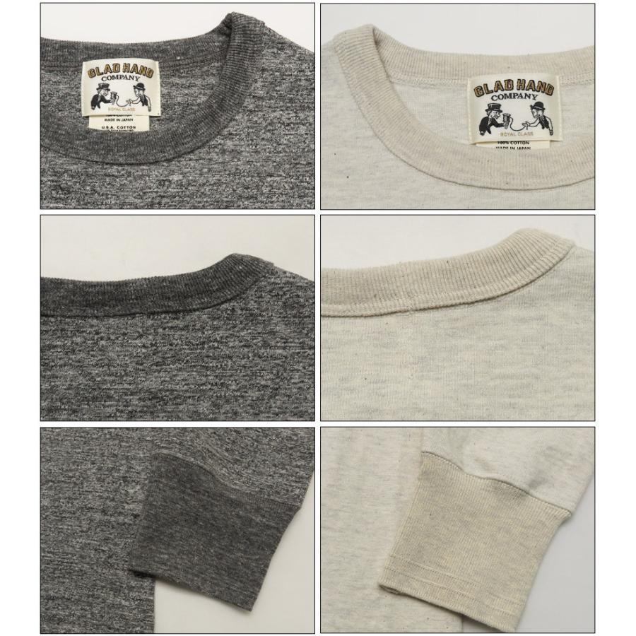 GLAD HAND（グラッドハンド） 長袖 Tシャツ クルーネック U.S.A 